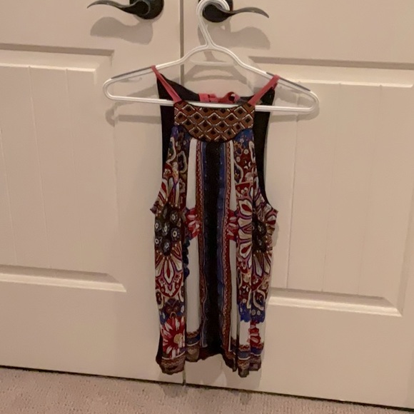 Anthropologie One September Nala Bohemian Tank Top Size Small - Picture 2 of 8